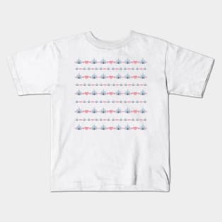 Temple Love Lines Kids T-Shirt